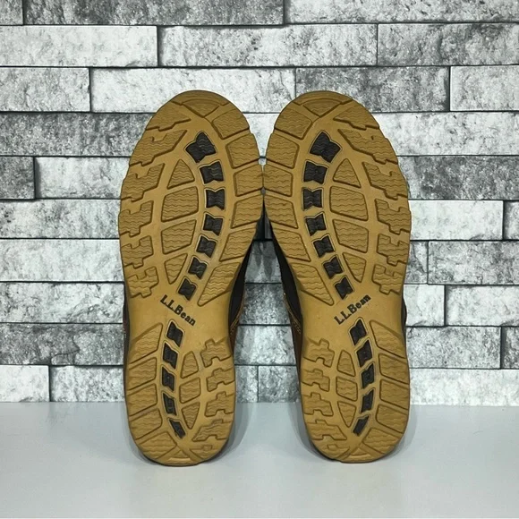 LL Bean Storm Chaser Low Womens 11 Leather Waterproof Winter Slip On Boots - Picture 7 of 8